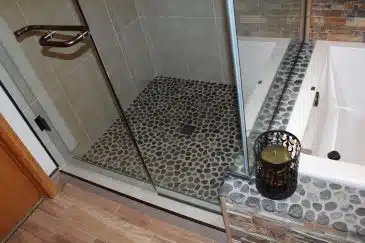 Bathroom in the basement finish